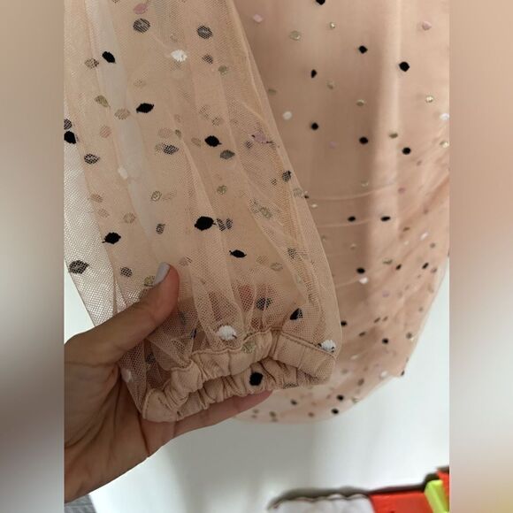 Revolve Majorelle Pink Sheer Plunge Minidress - Picture 5 of 13